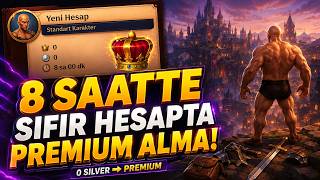 Sıfır Hesapla Premium Challenge (GANKERLERE ÖLDÜM ) - Albion Online Türkçe Black Market