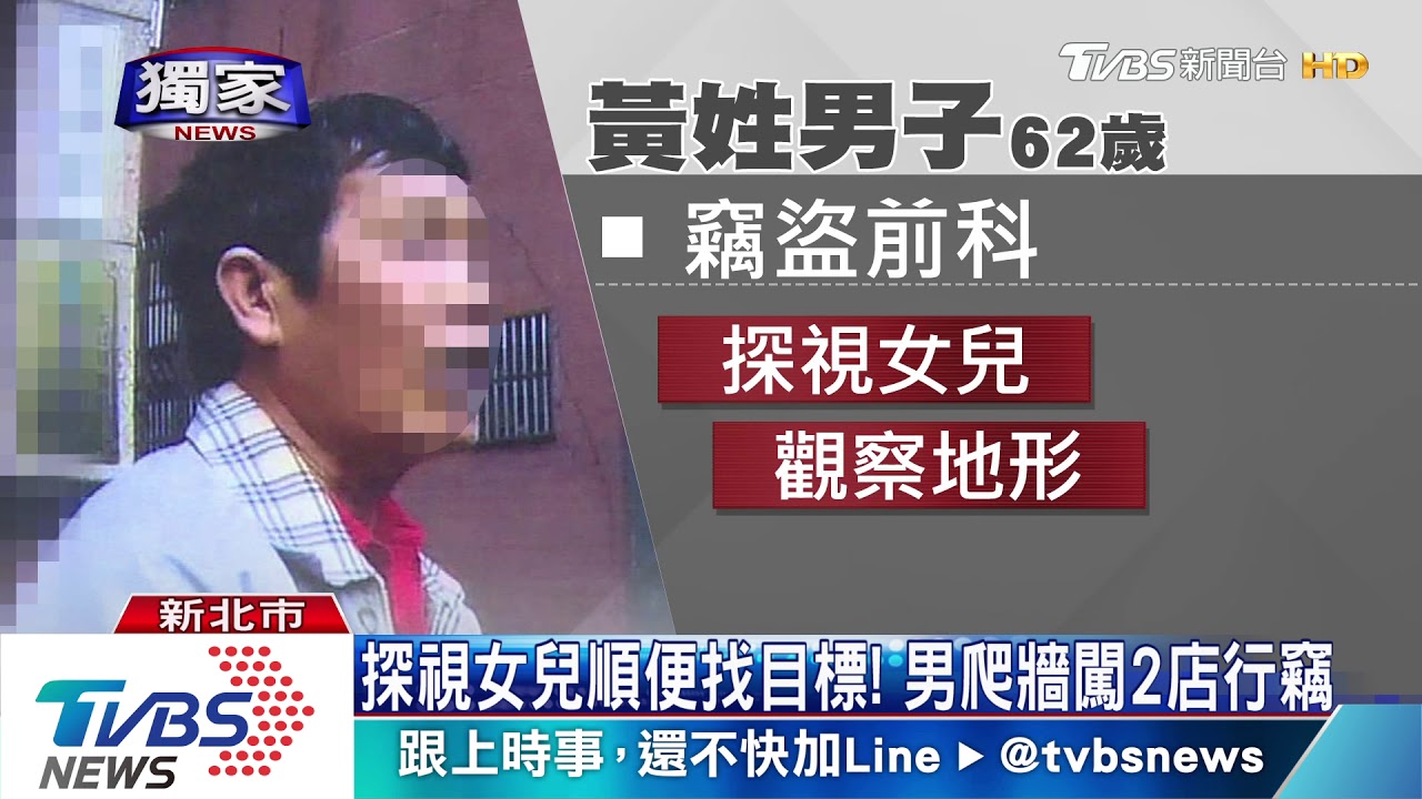 北上探女順便偷! 爬牆頂樓躲電眼竊商家