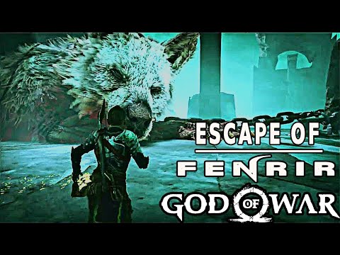 The Giant Wolf (fenrir) Escape Scene | God of War Ragnarok