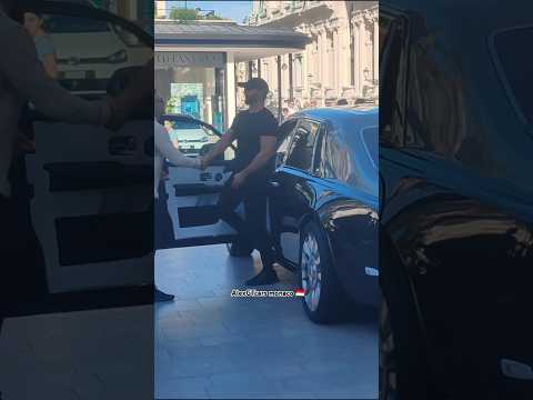 Bodyguard of Necati Arabaci arriving Casino Monte-Carlo#supercars#monaco#luxury#billionaire#shorts