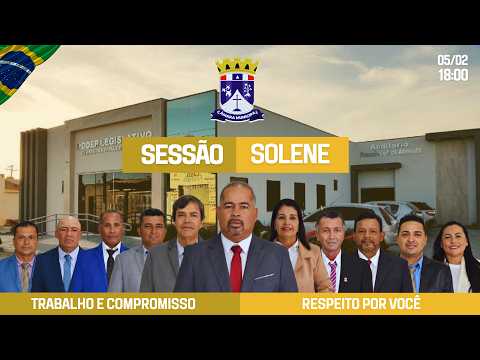 SESSÃO SOLENE  | 1º PERIODO DE 2026 | CAMARA MUNICIPAL DE VEREADORES #crisopolis