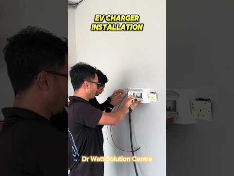 EV Charger Installation for BYD Cars #shorts