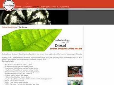 Sydney Diesel Centre web design
