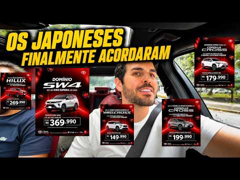 FINALMENTE O JAPONESES ACORDARAM E OS PREÇOS DOS CARROS BAIXARAM