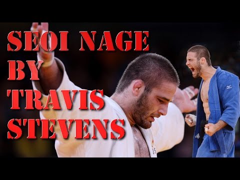 Seoi nage by Travis Stevens (USA) -81kg- Judo Grand Prix Dusseldorf 2015