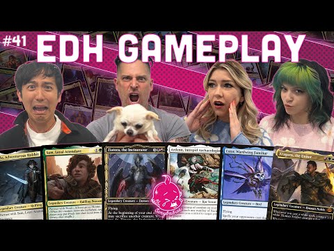 It's Joe Manganiello & Jimmy Wong! Aragorn | Frodo & Sam | Ziatora | Esior & Ardenn MTG EDH GAMEPLAY