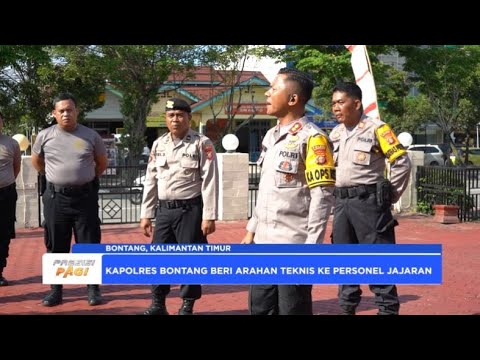 KAPOLRES BONTANG BERI ARAHAN TEKNIS KE TIM DALMAS