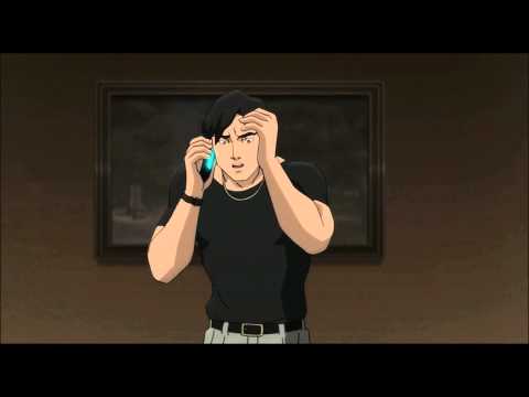 Starfire's brief cameo (phone call) in Batman vs Robin