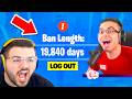 Fortnite BANNED Him FOREVER...