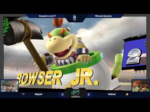 [SL19] Winners Quarters - Miguel (ROB) vs Helmet (Bowser jr) - SSB4 Singles