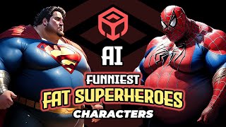 FAT SUPERHEROES - If Superheroes are fat!!!!