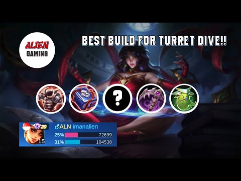 THIS BUILD MAKES TURRET SCARED OF YOU!! | TOP GLOBAL ESMERALDA BEST BUILD & EMBLEM MLBB