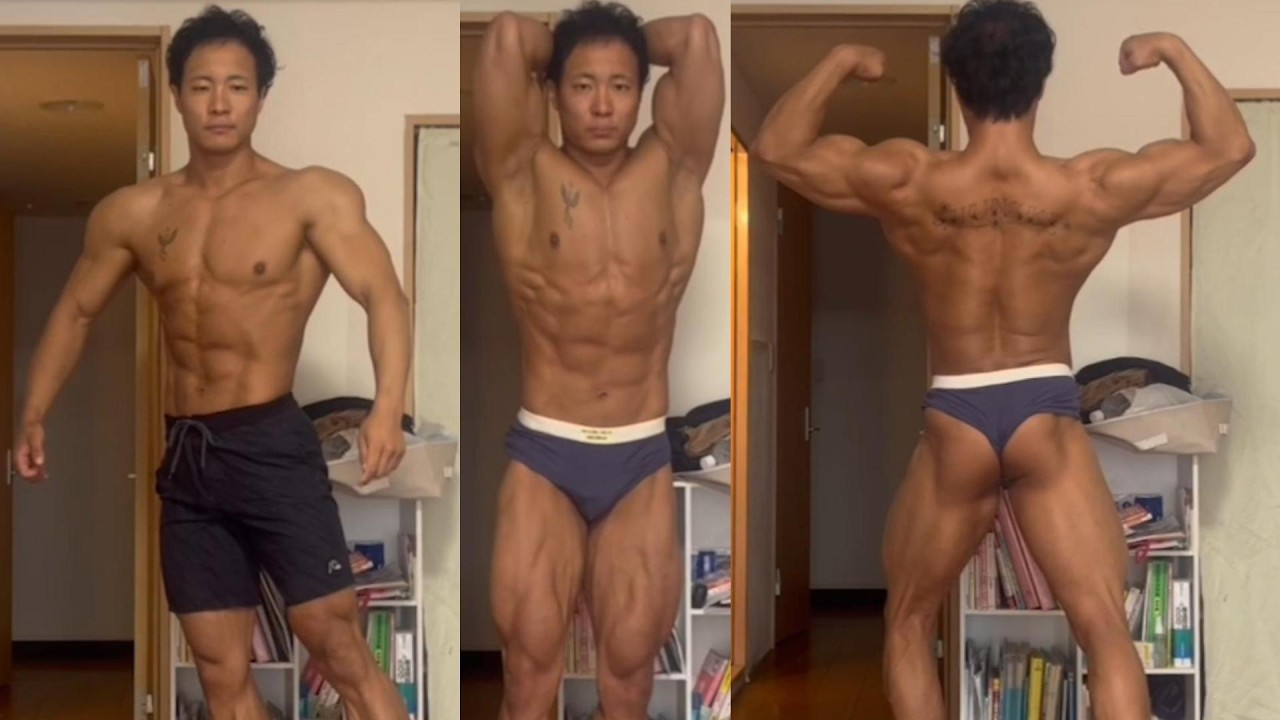 レモンクラシック2週間前 90kg ポージング練習