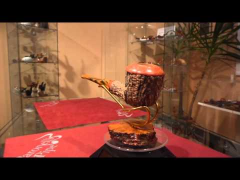 Brand new briar and cork pipe TOM SPANU half bent handmade -  eBay number: 182002950226