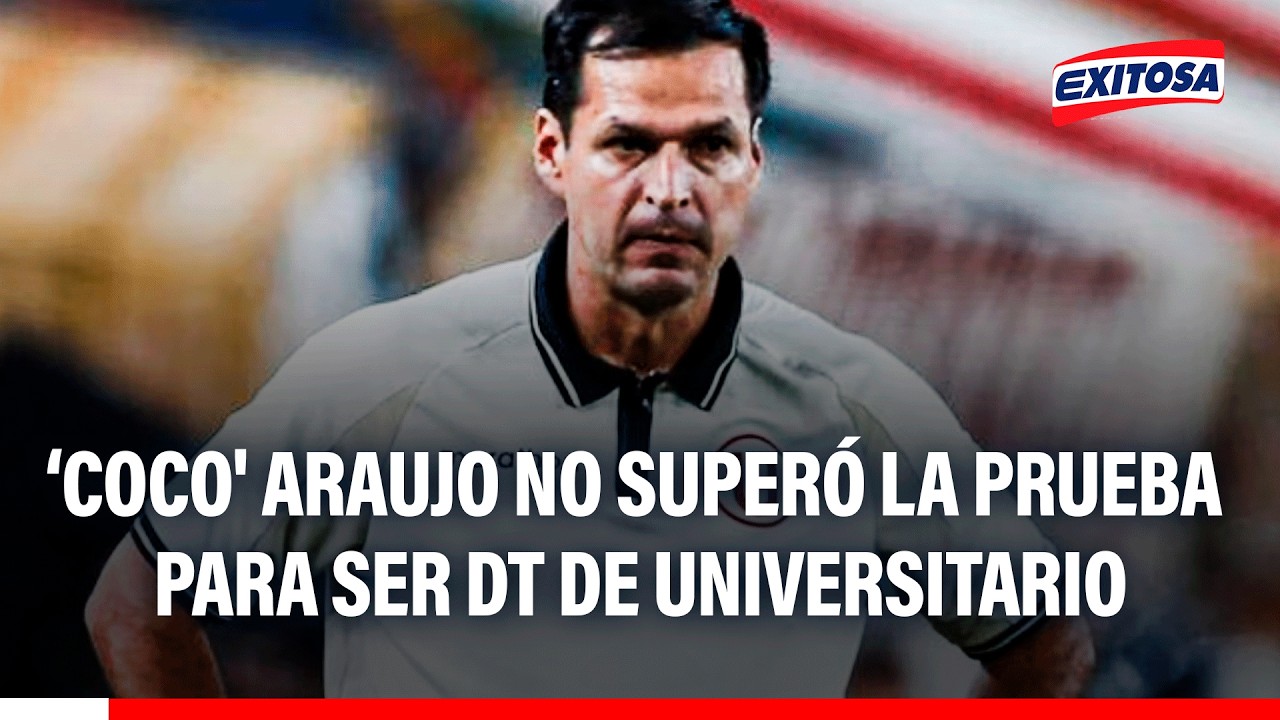 🔴🔵‘Coco’ Araujo evidenció inexperiencia como entrenador de un equipo grande: “No pasó el examen”