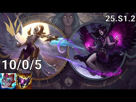 Morgana Jungle vs Diana - EUW grandmaster | Patch 25.S1.3