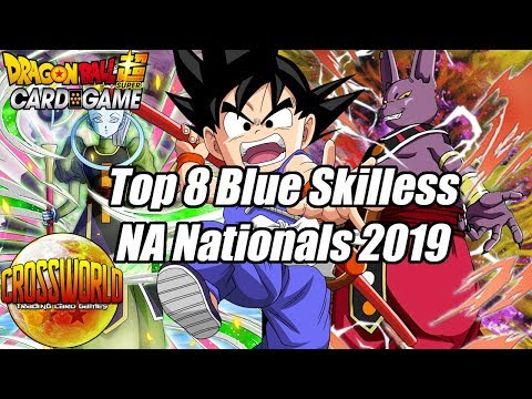 Top 8 Blue Skilless Deck Profile - NA Nationals 2019 - Simon Boschert - Dragon Ball Super Card Game