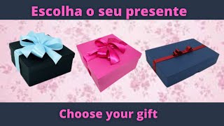 escolha o seu presente - choose your gift - elige tu regalo penteados #07