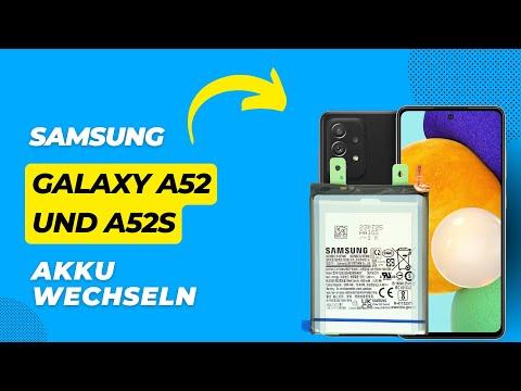 Samsung Galaxy A52 and A52s battery replacement yourself - easy repair