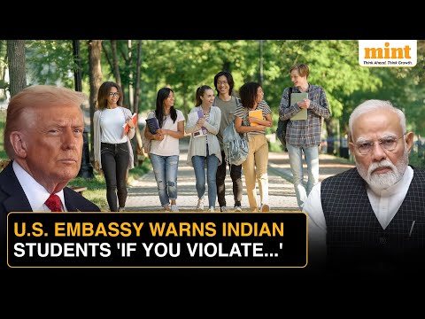 'You'll Be Deported': U.S. Embassy In India Warns Students Against Violating Laws | Details