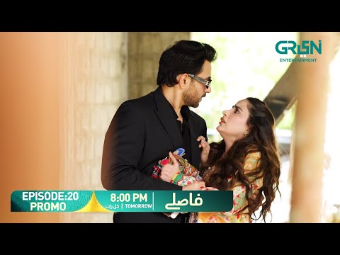 Faaslay Episode 20 Promo | Tomorrow at 8:00 PM | Ali Ansari - Saboor Ali | Only On Green TV