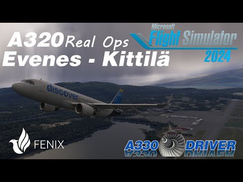 A320 Real Ops | Departure in the Fjords | Evenes - Kittilä | Nordic Triangle #2 | Real Airbus Pilot