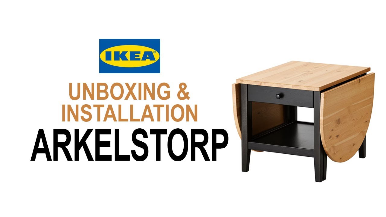 Arkelstorp folding coffee Table Installation Ikea