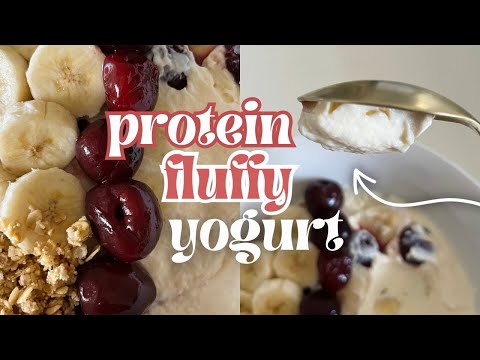 Protein Fluffy Yogurt Recipe | How To Make a Healthy Yogurt Bowl | Paola Santana