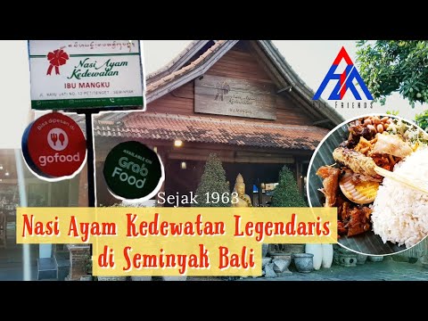 Enak Banget‼️ "Nasi Ayam Kedewatan Ibu Mangku", Seminyak, Denpasar | Explore Bali