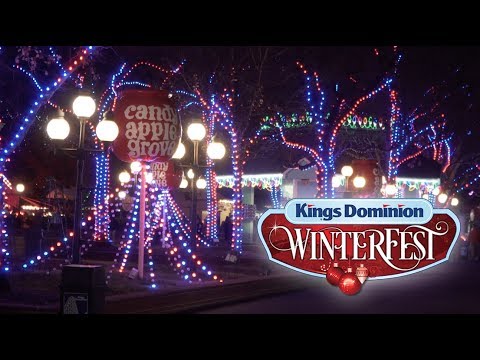 Kings Dominion Winterfest FULL EXPERIENCE 2018 Opening Weekend