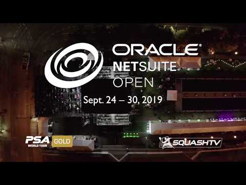 2019 Oracle NetSuite Open Squash Championships Promo