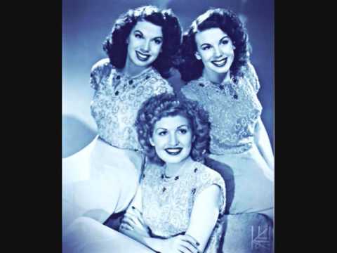 If I Had My Life To Live Over  ~ The Dinning Sisters  (1947)