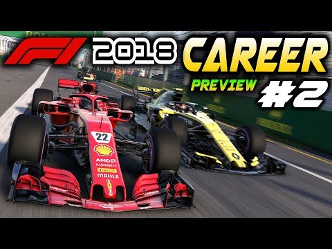 F1 2018 PS4 CAREER MODE Preview Part 2: FIRST RACE! AI IMPROVEMENTS (F1 2018 Game Ferrari Career)