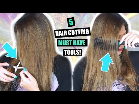 5 HAIR CUTTING TOOLS YOU NEED FOR CUTTING HAIR AT HOME! │ HAIR CUT MUST HAVES! Video
