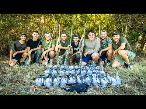 Opening of the Pigeon Hunt between Friends [Hunting/Cooking/Eating]