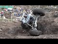 4x4 rock crawler off road vehicles in action in vehicle trial @ Raisio 2019