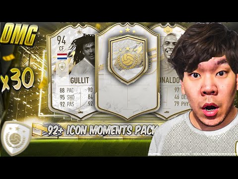 600K FÜR EIN 92+ ICON MOMENTS 😮 30x GARANTIERTE 92+ ICON MOMENTS PACKS 🔥🔥 FIFA 22 ULTIMATE TEAM