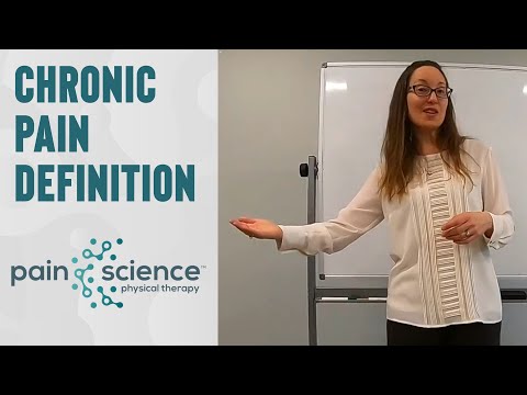 Chronic Pain Definition | Pain Science Physical Therapy