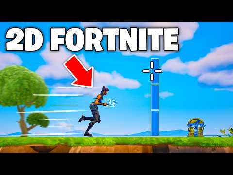 Ich habe FORTNITE zu einem 2D Spiel gemacht