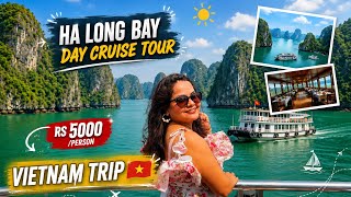 Ha Long Bay Luxury Cruise 🚢 Experience ✨ Vietnam 🇻🇳 Travel Vlog #travelvlog #vietnamvlog 
