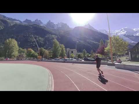 1 Hour Virtual Run on the Most Beautiful Running Track in the World - Chamonix, Mont Blanc, Alps