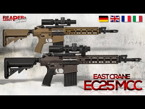 [Review] E&C EC25 MCC Gen.4 (Begadi CORE EFCS, S-AEG 6mm BB Airsoft/Softair) - EN Subtitles