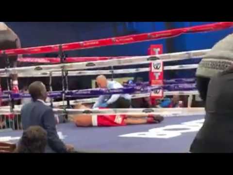 Nastiest Knockout of the Year in Boxing, WOW he folded him bad