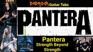 Strength Beyond Strength - Pantera - Guitar + Bass TABS Lesson