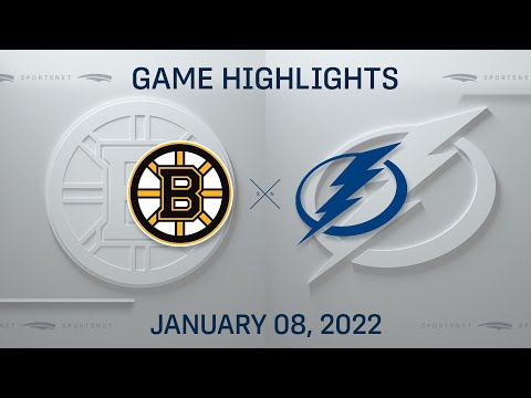 NHL Highlights | Bruins vs. Lightning - Jan. 8, 2022
