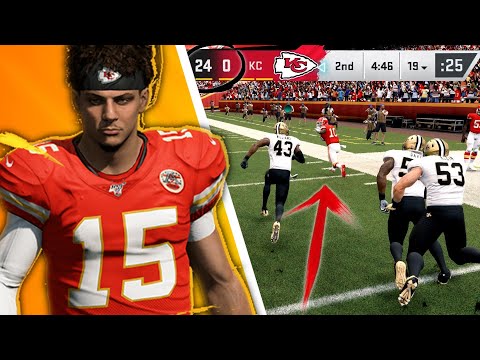 I let him get up 24-0 and tried to come back with the Chiefs...