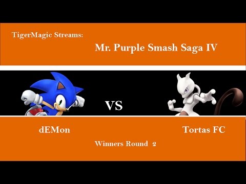 Mr. Purple Smash Saga IV- dEMon (Sonic) vs Tortas FC (Mewtwo)- Winners Round 2 Smash 4