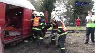 preview picture of video '2012-10-15 Cvičení - Železniční dopravní nehoda - ul. Puškinova v Jeseníku'