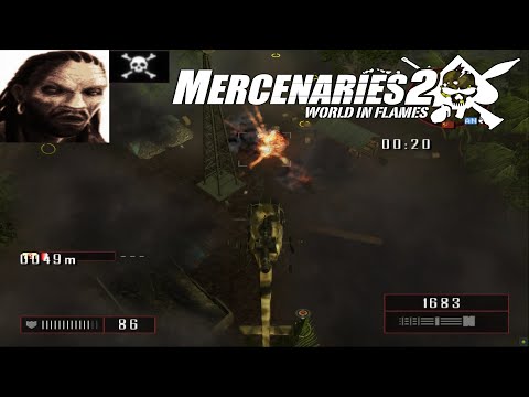 Mercenaries 2: World in Flames (PS2) Side Mission: National Pirate Radio