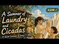 A Summer Of Laundry And Cicadas A Quiet Story In Italy Asmr Ghibli Ghiblistyle Ghibli Asmr